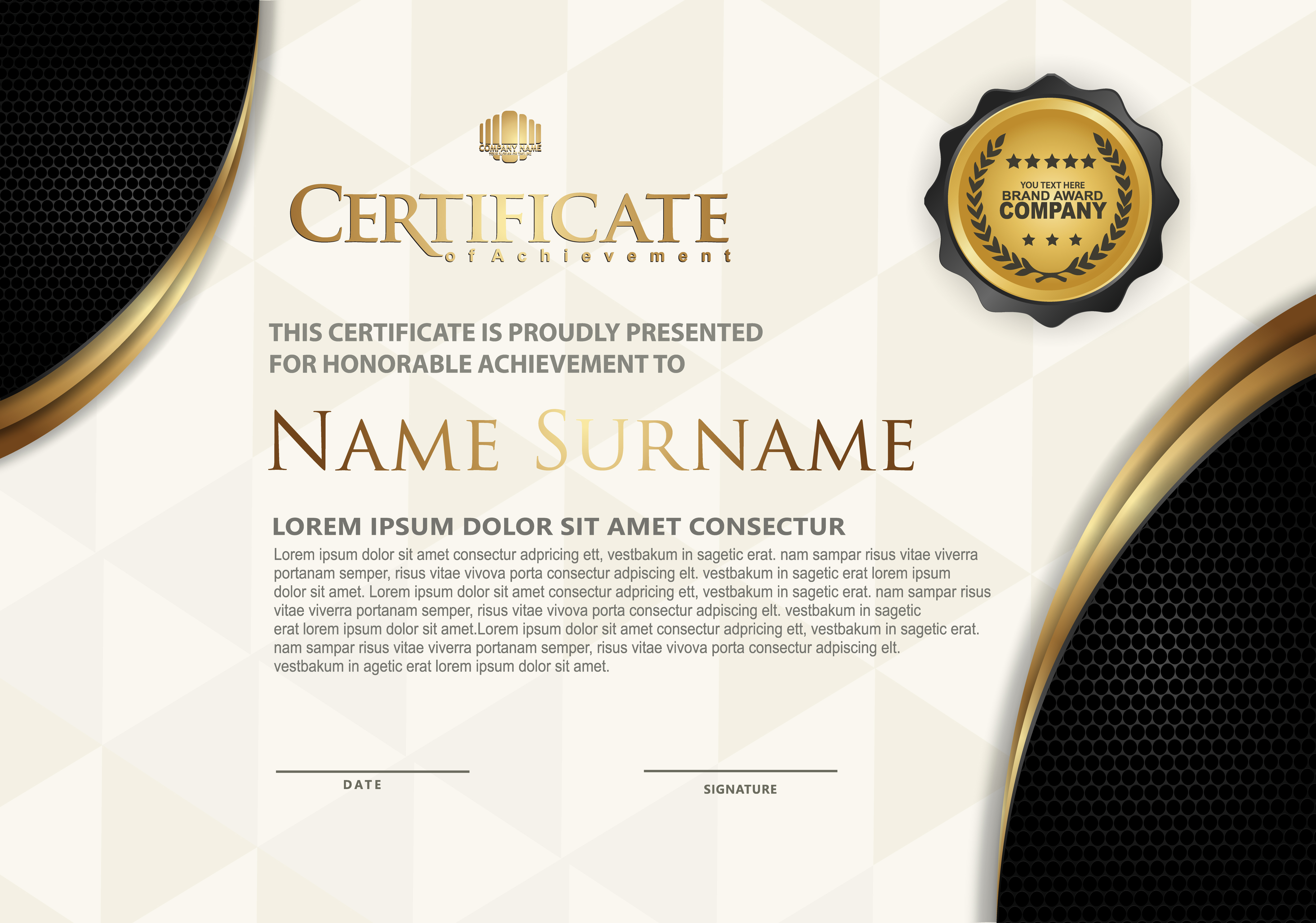 Modelo de Certificado 50