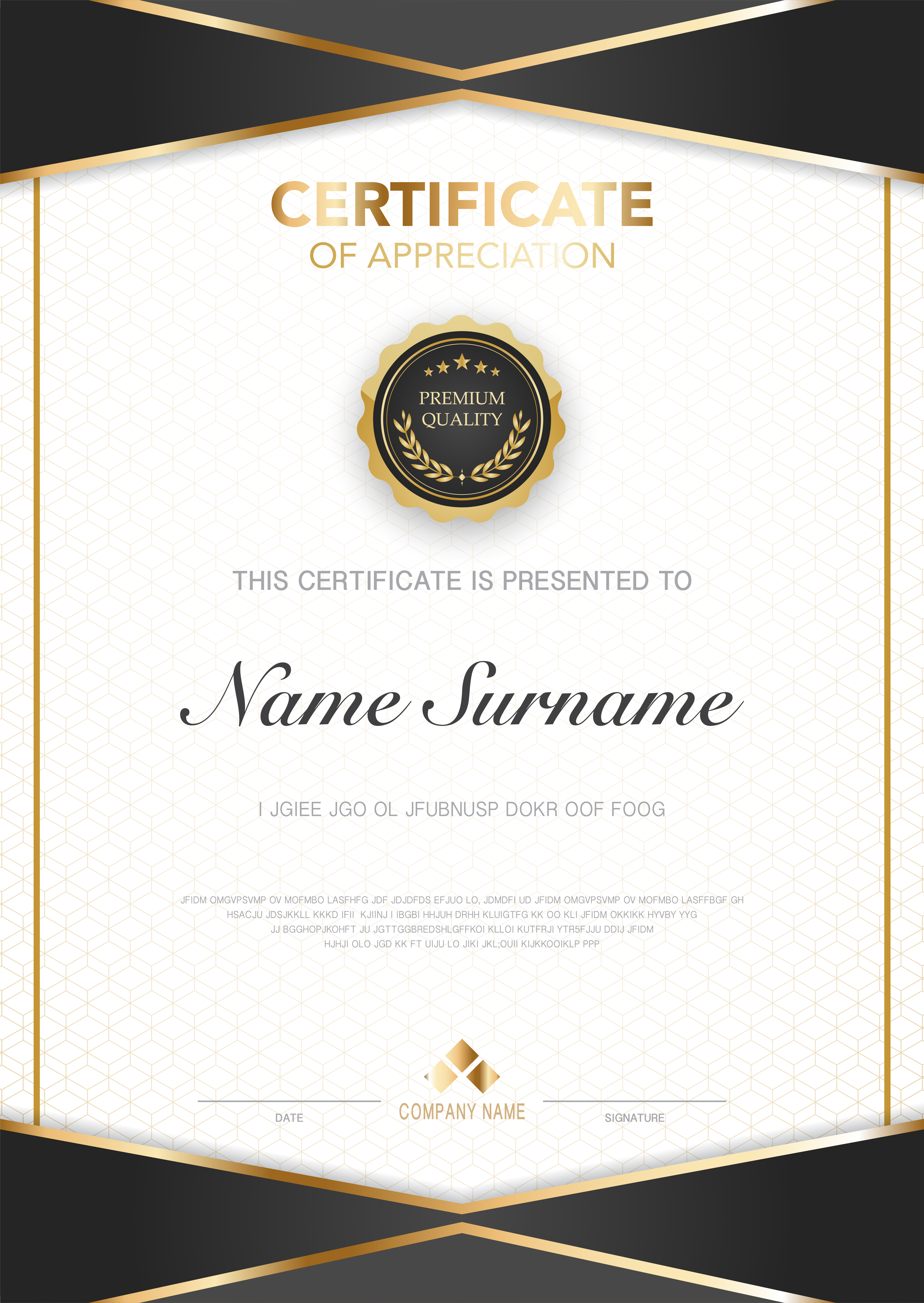 Modelo de Certificado 50